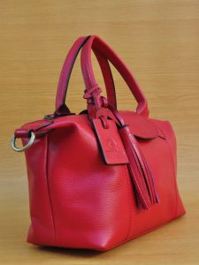Elcee Bag - Red GL16 Jual Tas Kulit Asli Jogja Genkzhi Leather