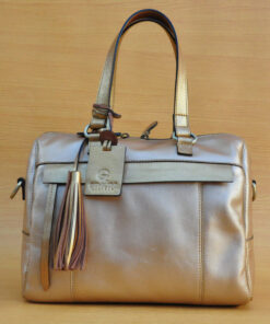 Mollysa Bag - Metallic Brown GL5 Jual Tas Kulit Asli Jogja Genkzhi Leather